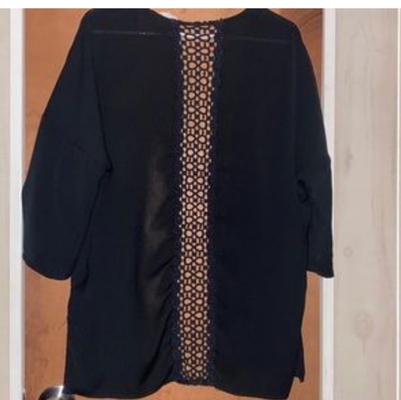 Cardigan Shrug with Lace Back - Picture 1 of 7